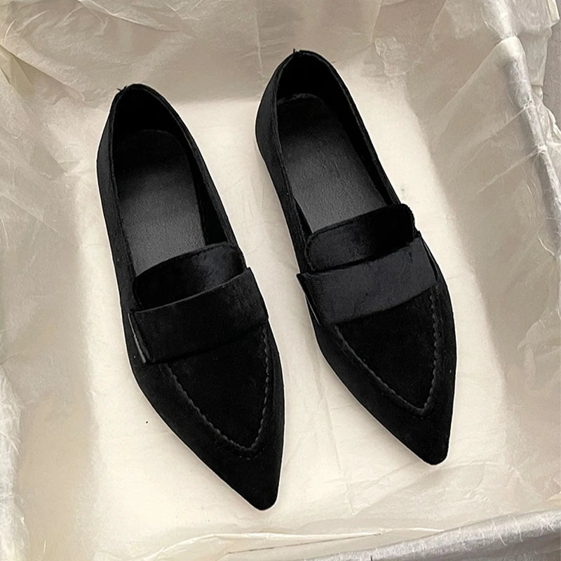 Pointed Toe Suede Casual