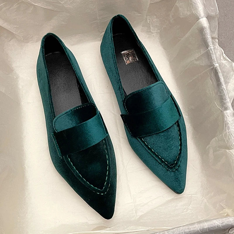 Pointed Toe Suede Casual