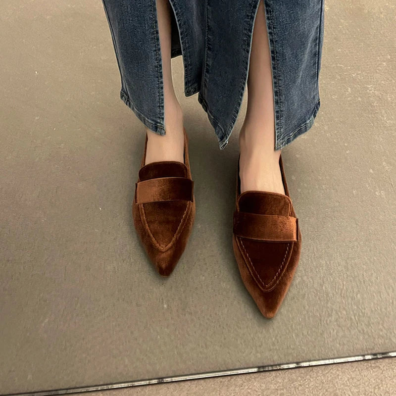 Pointed Toe Suede Casual