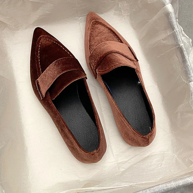 Pointed Toe Suede Casual