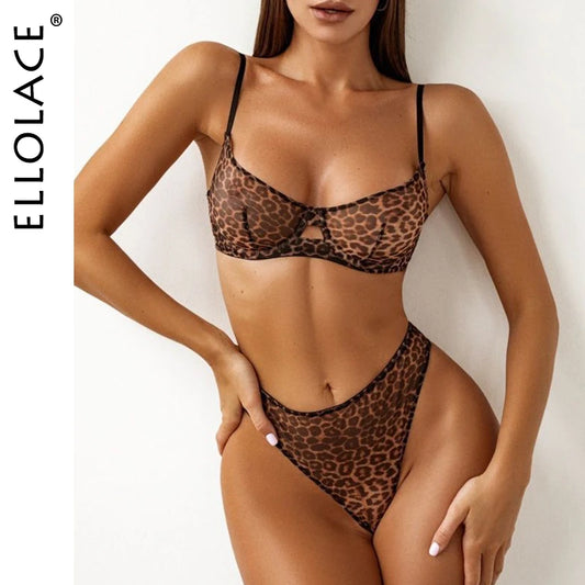 Seamless Bra Set See through Sexy Lingerie Outfit Fine Lace Underwear Fancy Bilizna Set Attractive Bilizna Intimate