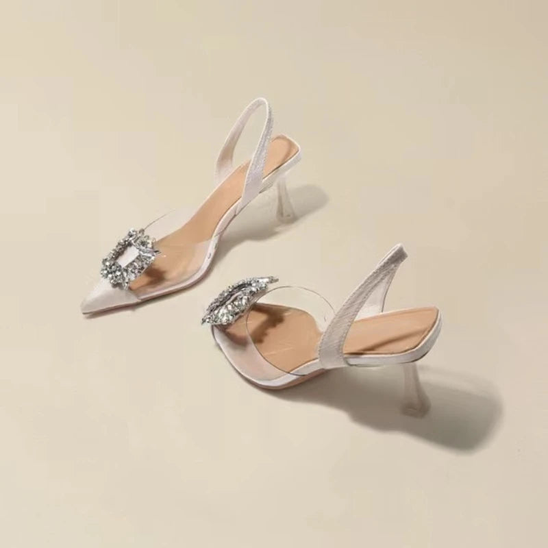 Crystal Transparent Pointed Toe