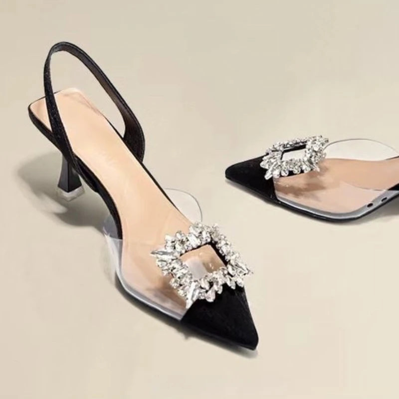Crystal Transparent Pointed Toe